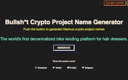 Crypto Project Name Generator media 2