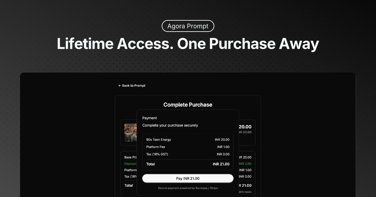 AgoraPrompt gallery image