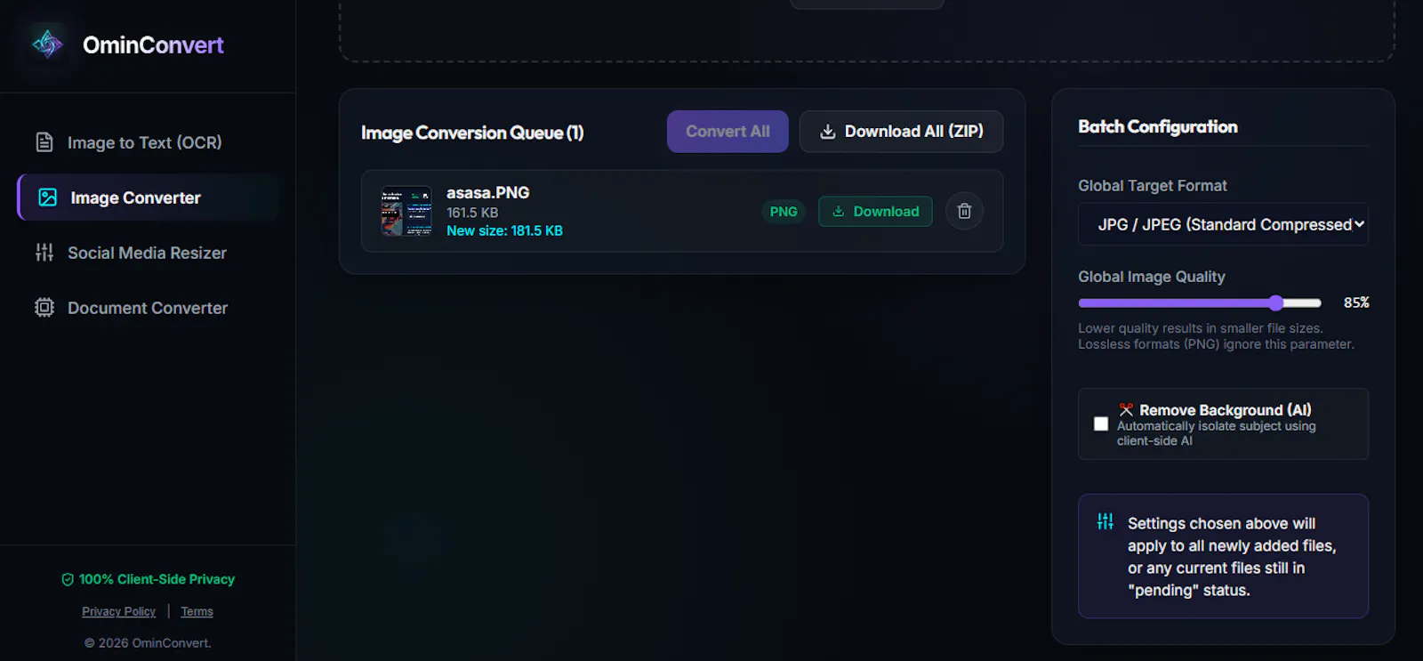 OminConvert screenshot 4