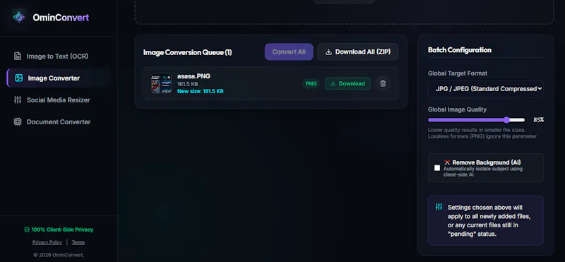 OminConvert screenshot 4