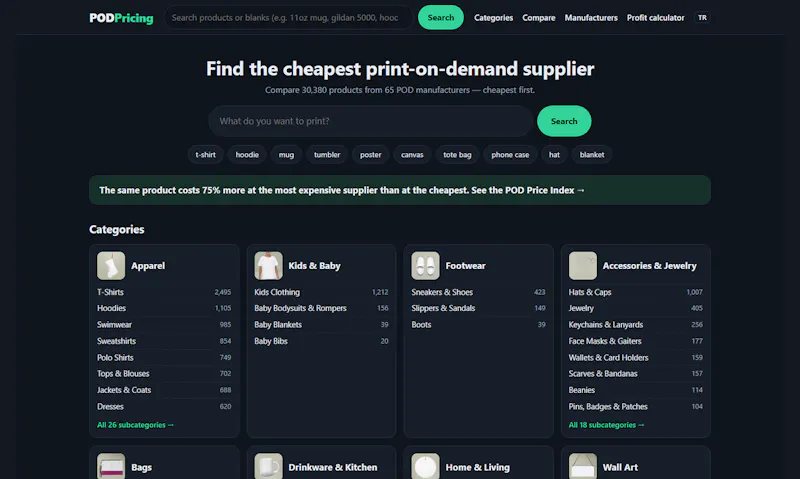 POD Pricing screenshot 5