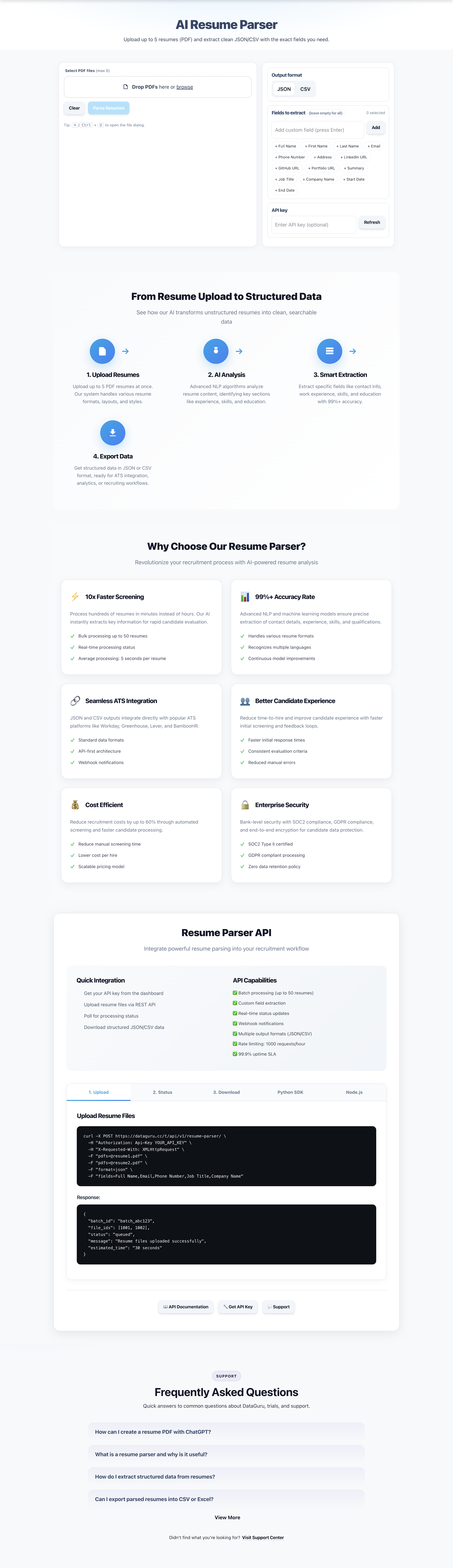Bulk Resume Parser gallery image