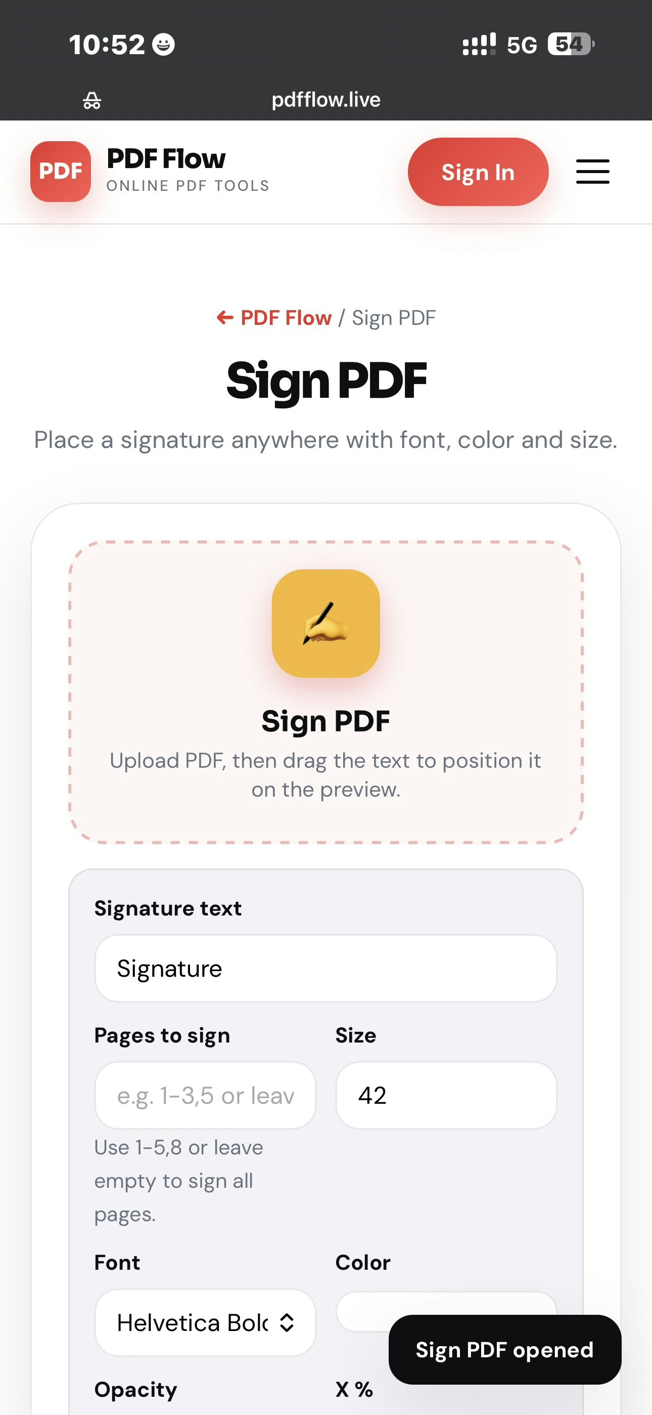 PDF Flow — Free Online PDF Tools gallery image