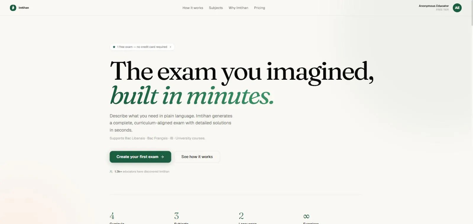 Imtihan screenshot 1