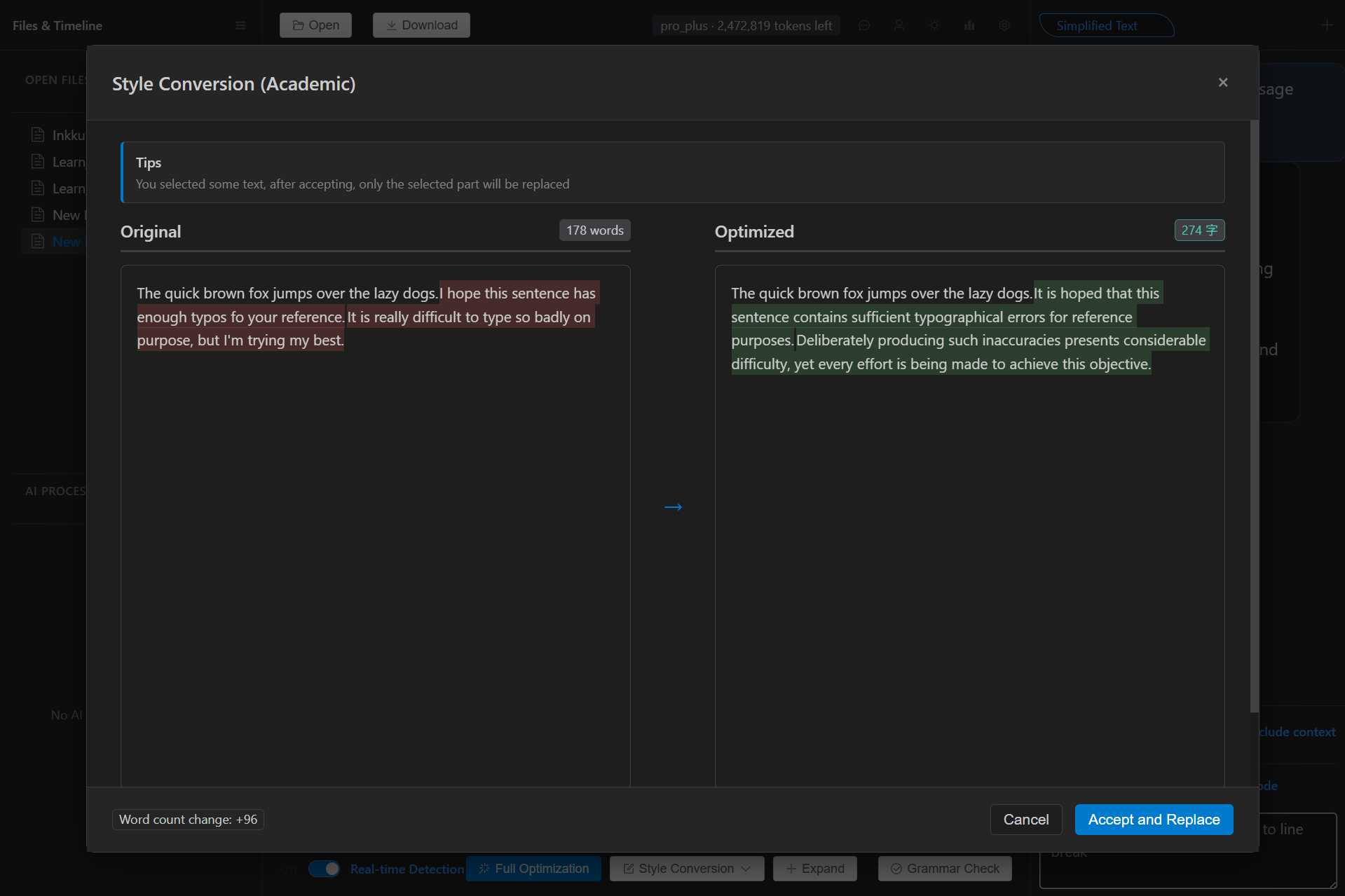Inkkur - Screenshot 2 showing product features and functionality