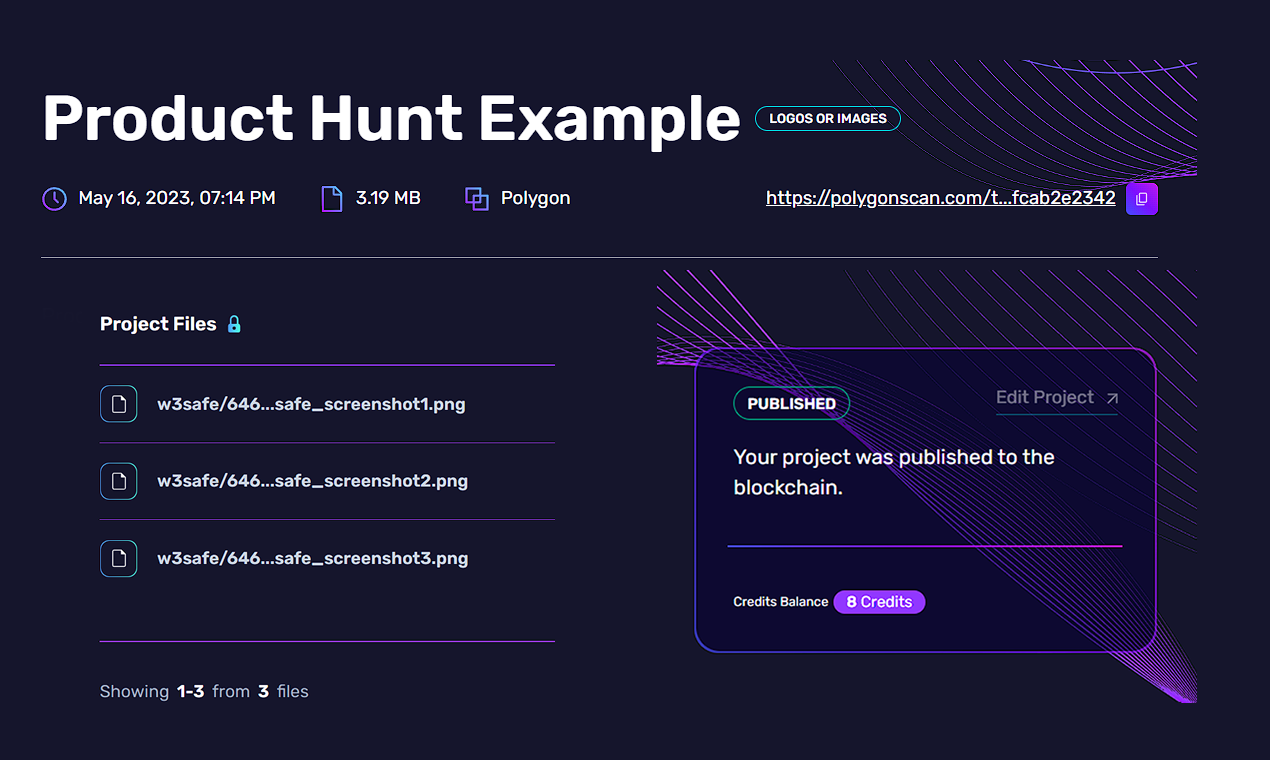 W3Safe - Proteggi le tue idee e file sulla blockchain gratuitamente media 10