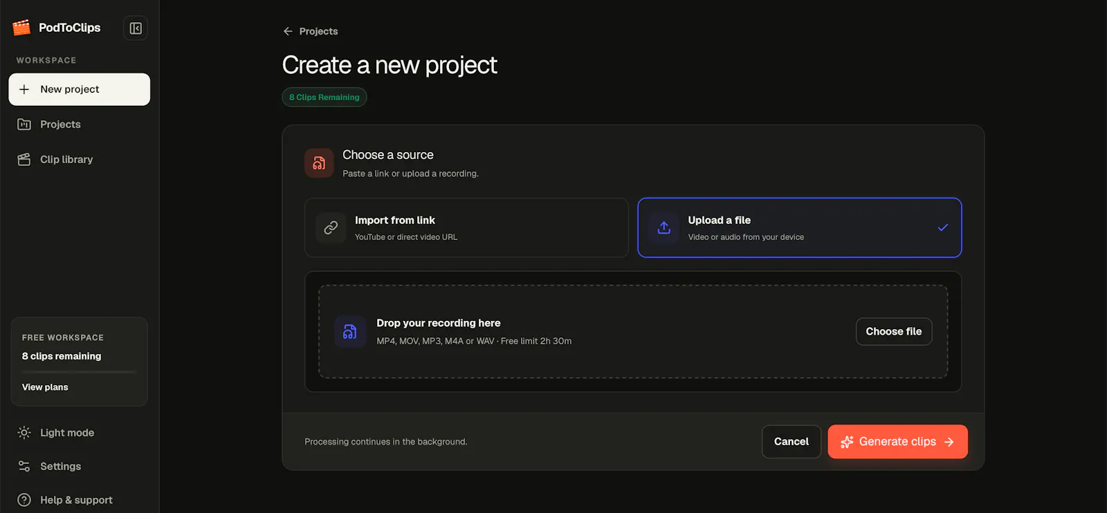 PodToClips AI screenshot 5