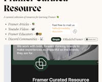 Framer Curated Resource media 1
