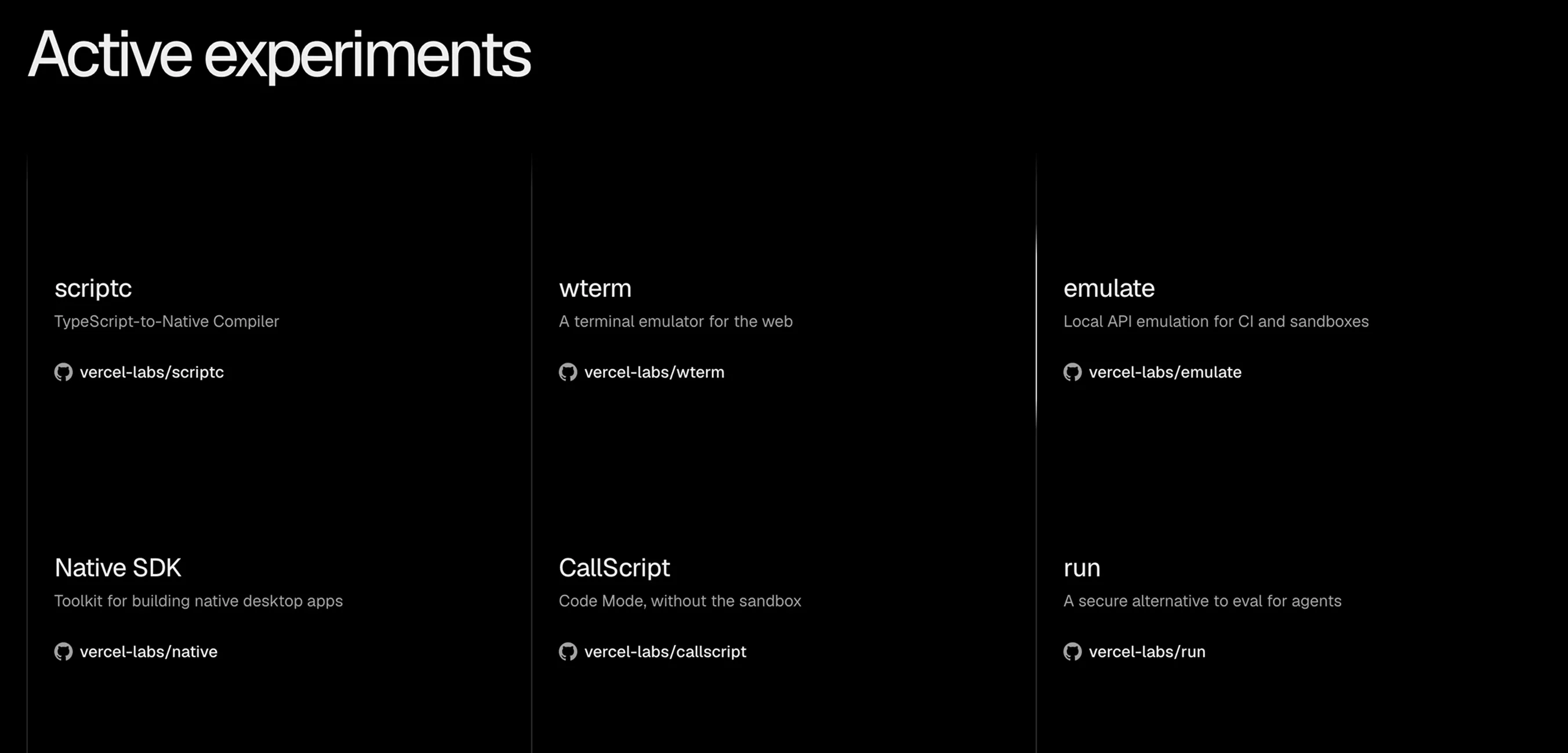 Vercel Labs screenshot 4