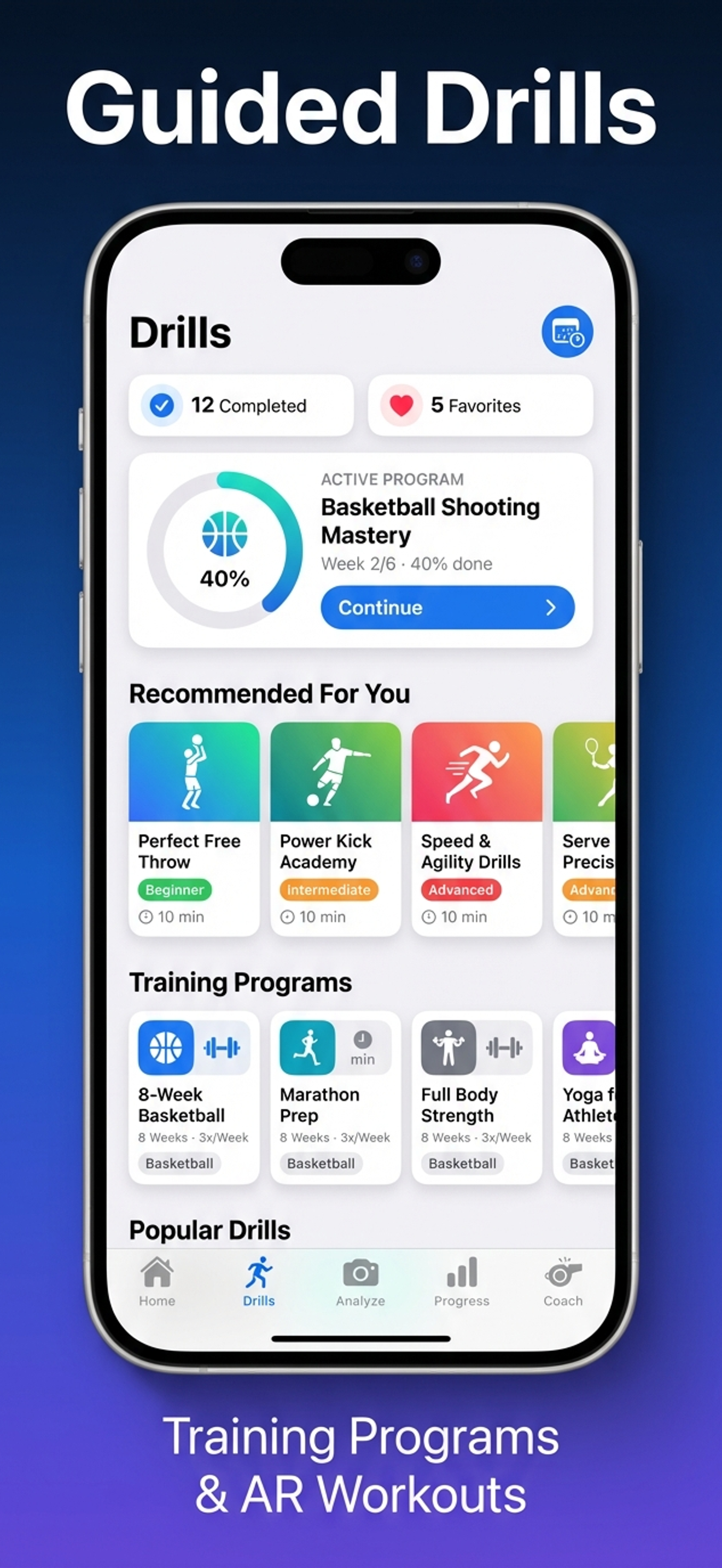 SportsReflector-AI Analysis & AR drills media 8