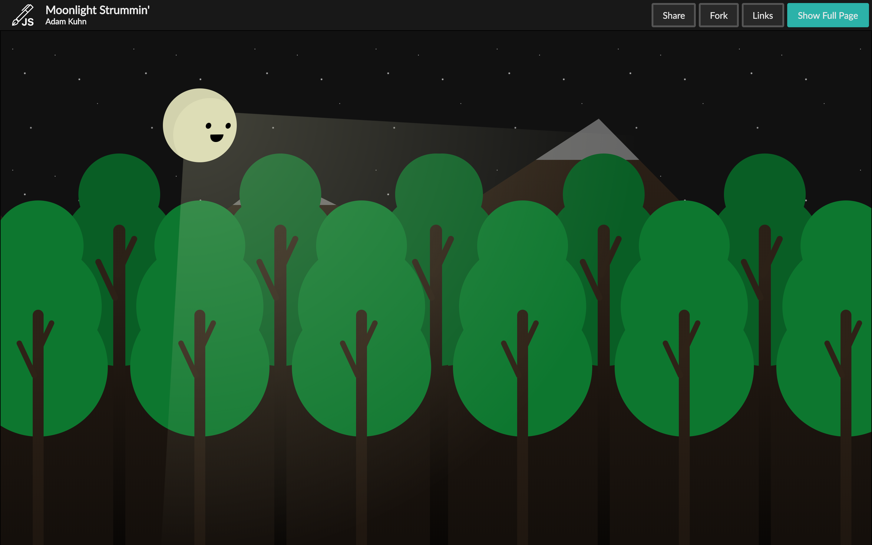 JSPen Permanent Page Maker, Codepen-like gallery image