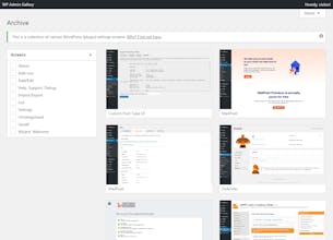 Wp Admin Gallery gallery image