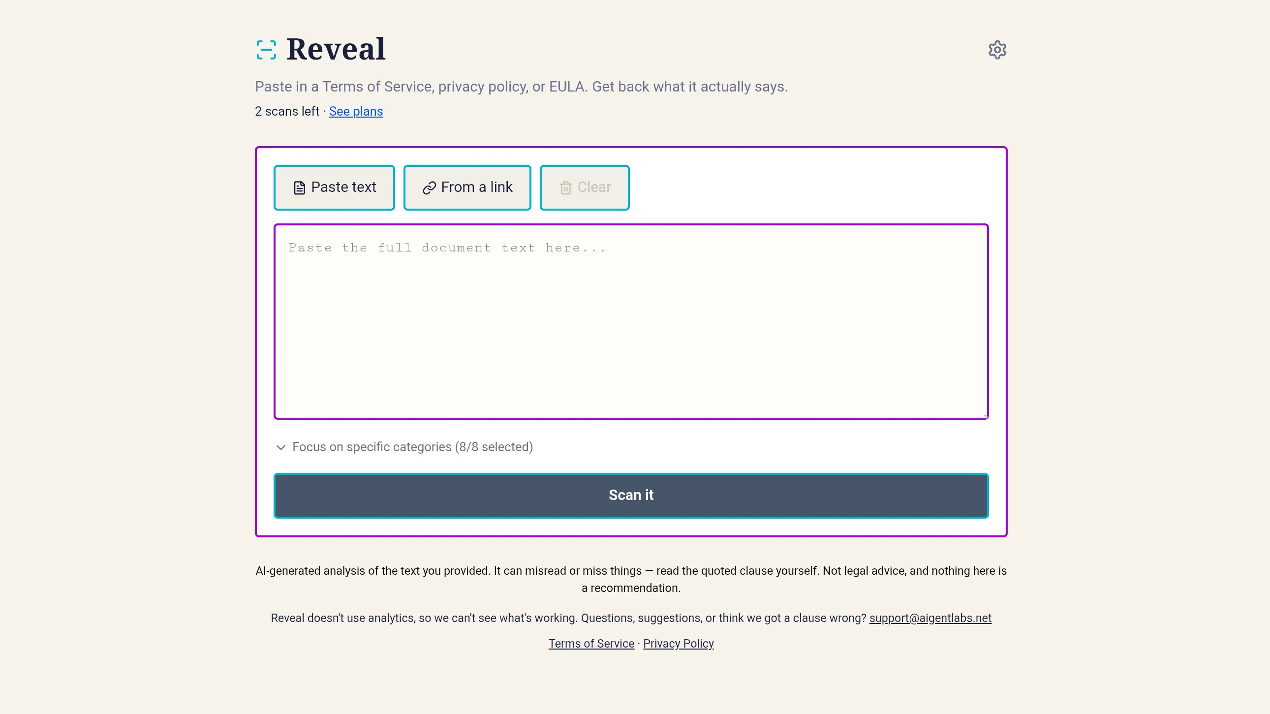 Reveal — Policy Analyzer w/Summary gallery image