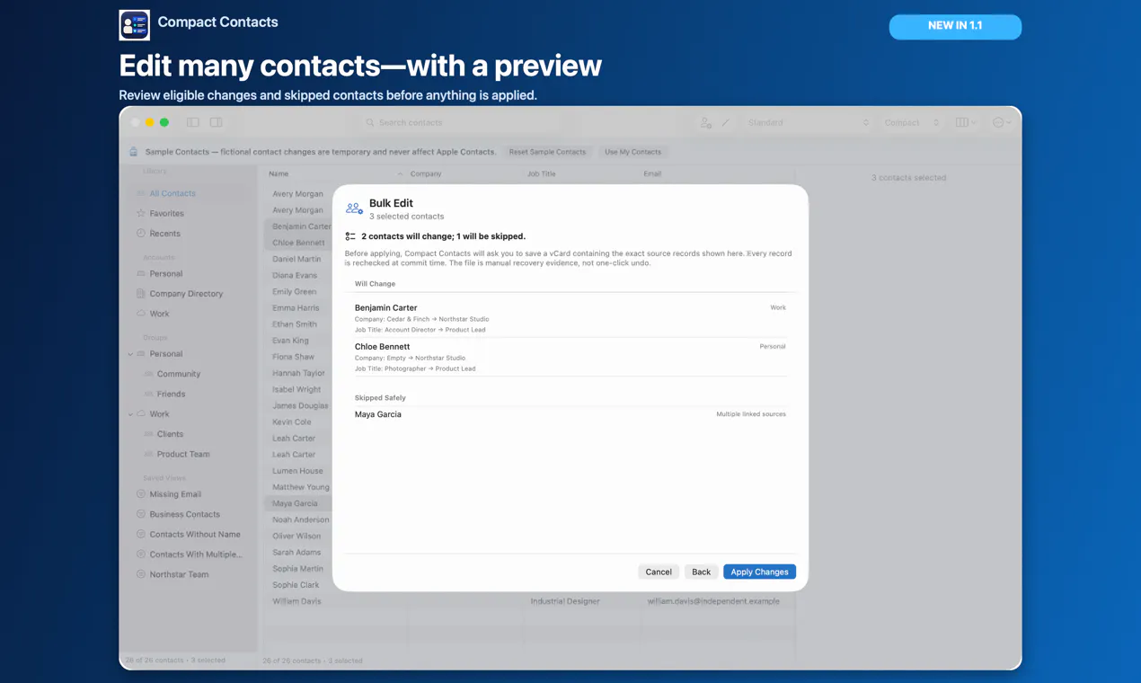 Compact Contacts gallery image