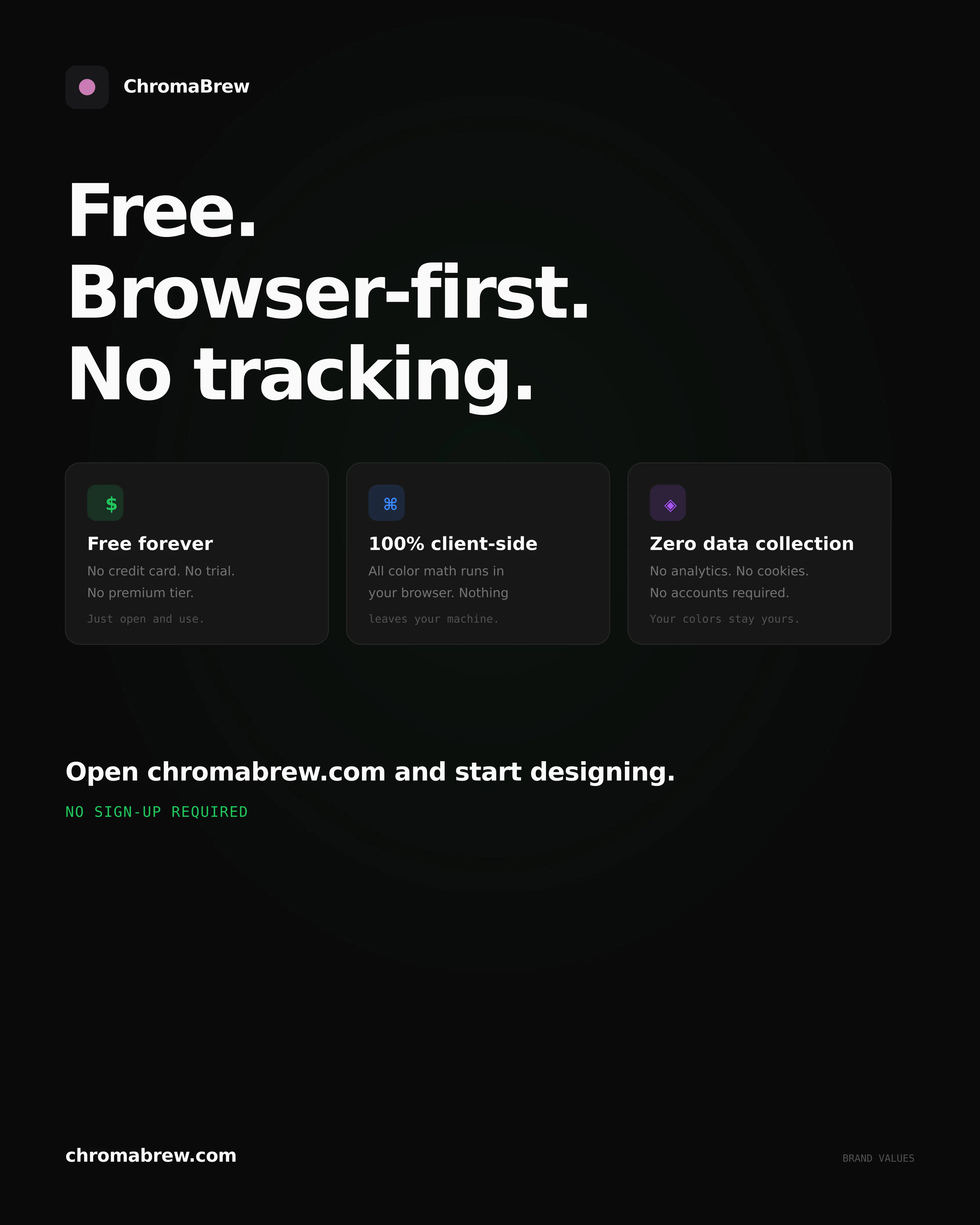 ChromaBrew — Free Design System Tool gallery image