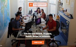 Work at a Startup - from Y Combinator media 3