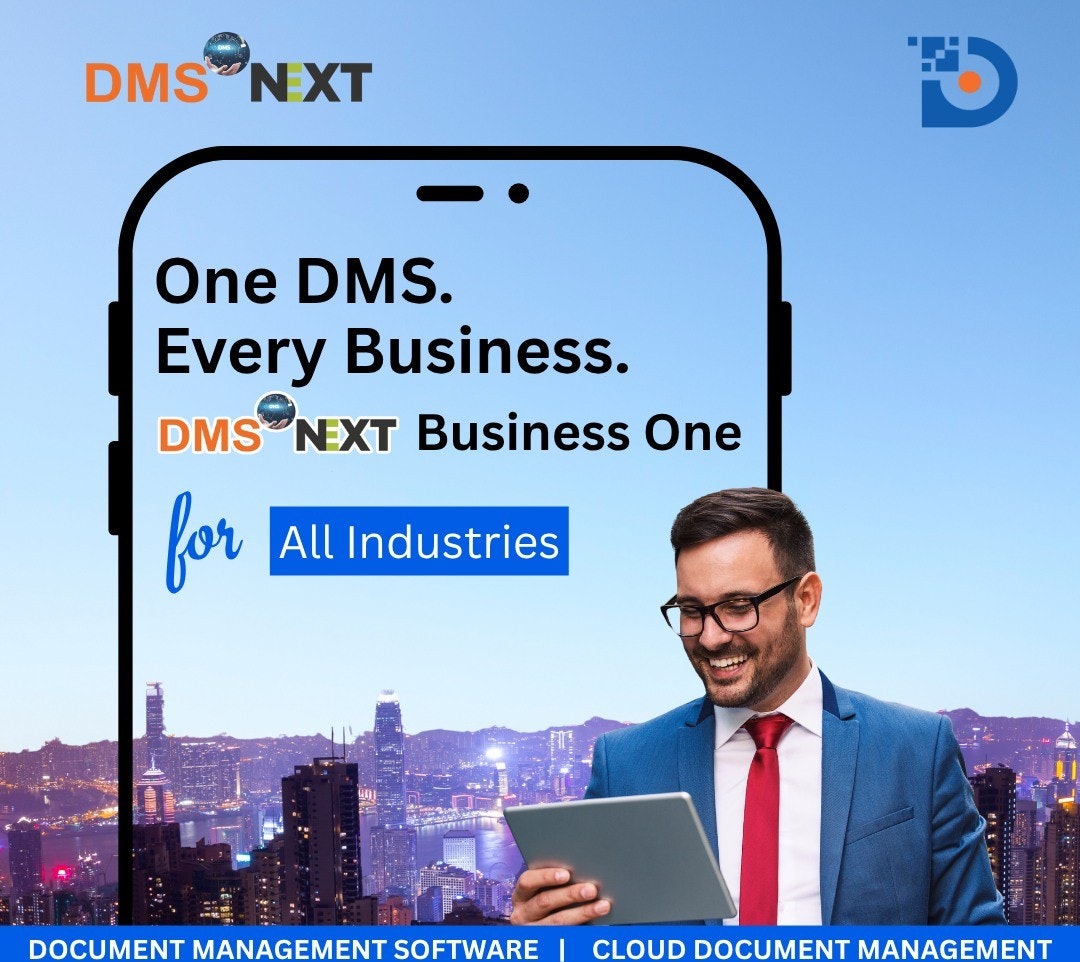 Document Management System - DMSNEXT - Main screenshot showing features and interface