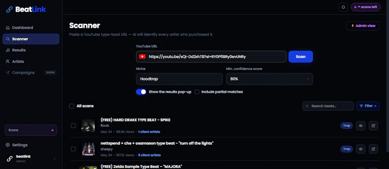 BeatLink screenshot 2