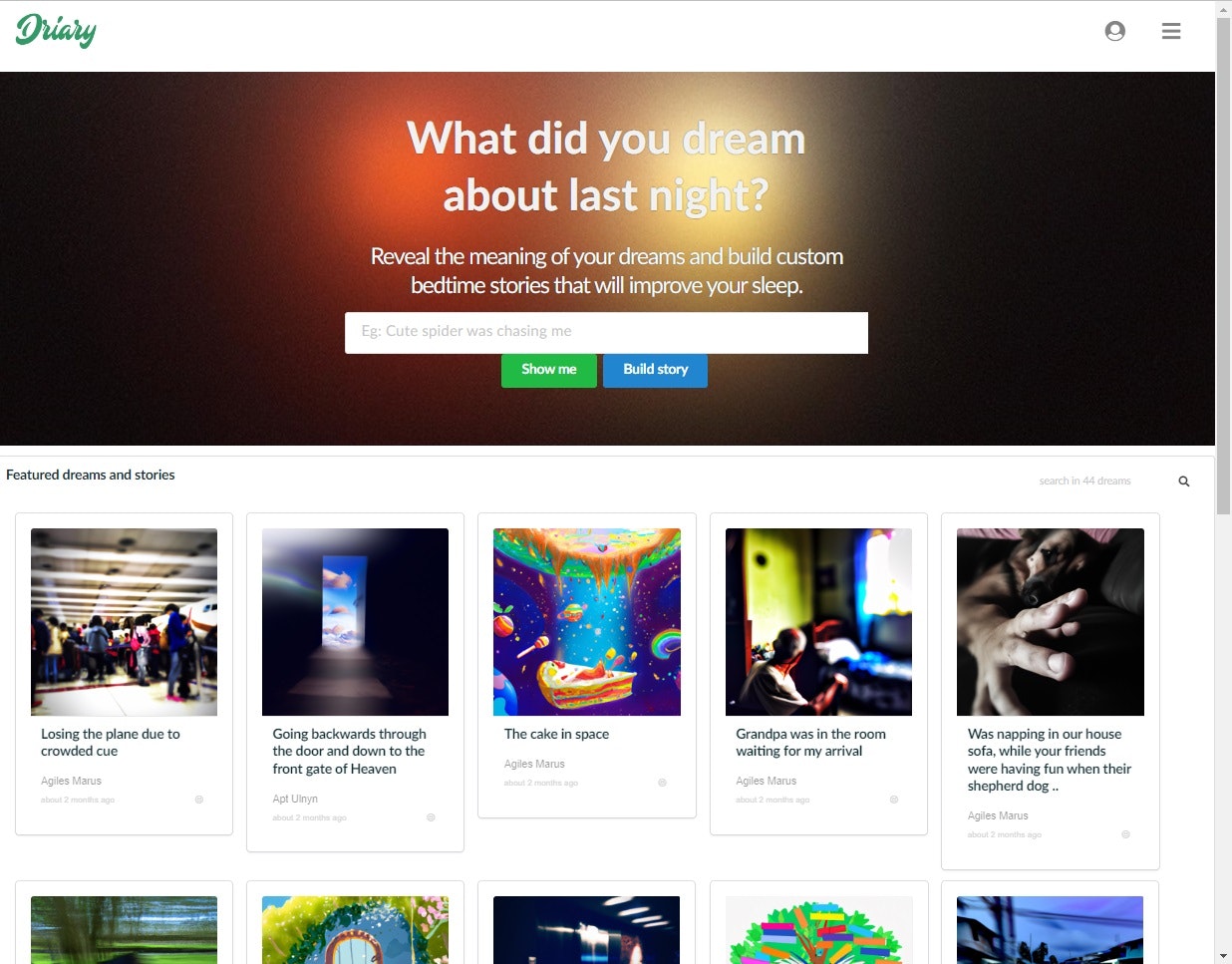 Driar - Droom visualisatie- en verkenningsplatform media 1