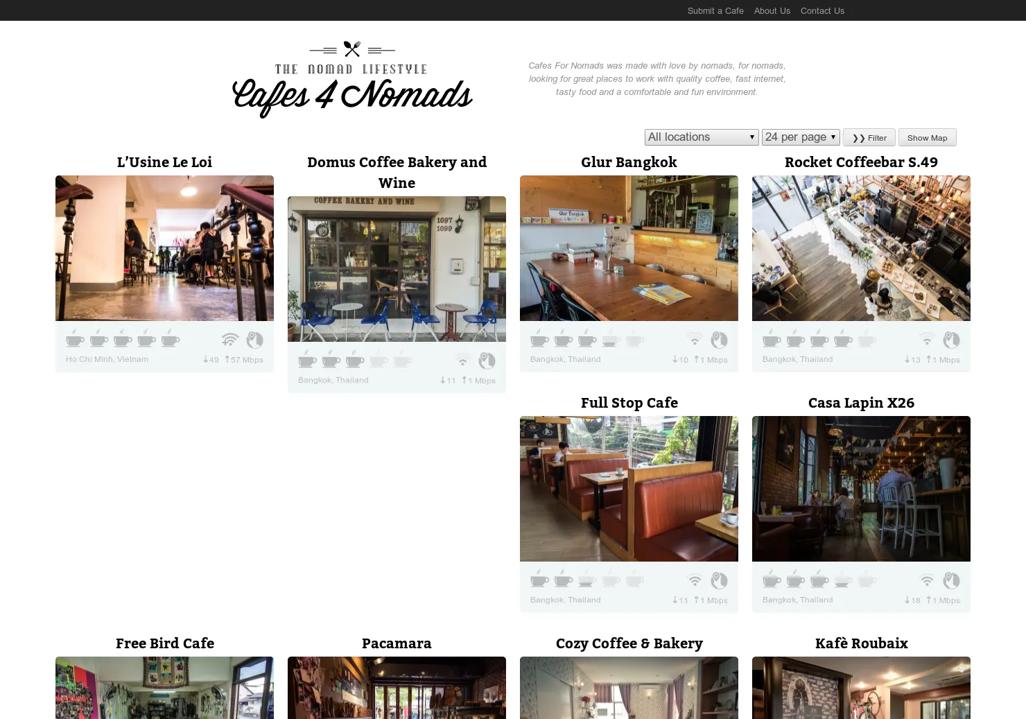 Cafes 4 Nomads