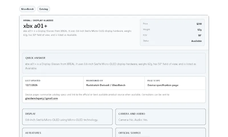 GlassBench screenshot 2