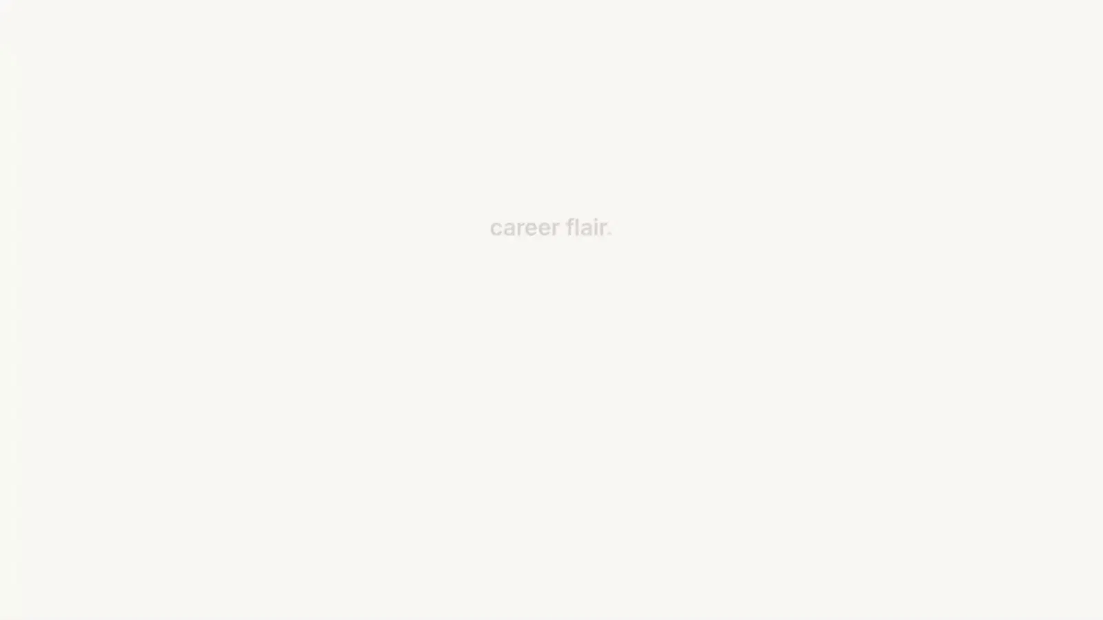 Career Flair screenshot 1 (video preview)