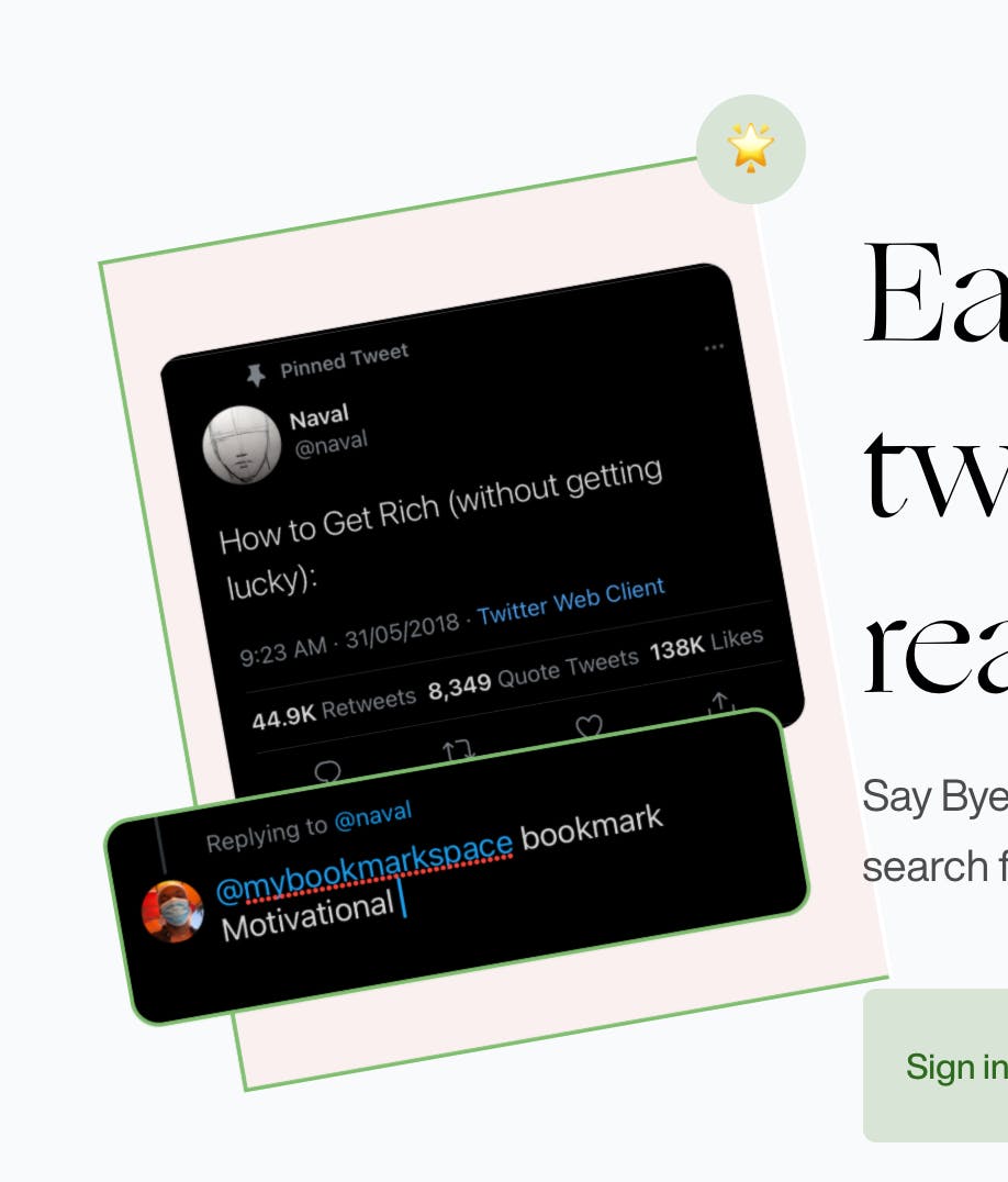 My Twitter Bookmarks Easily Categorize Your Twitter Bookmarks To Be Read Later Product Hunt My Twitter Bookmarks Easily Categorize Your Twitter Bookmarks To Be Read Later Product Hunt