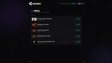Chordict — Audio Chord & Lyric Analyzer gallery image
