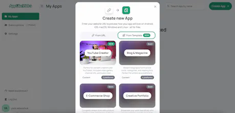 AppLikeWeb gallery image