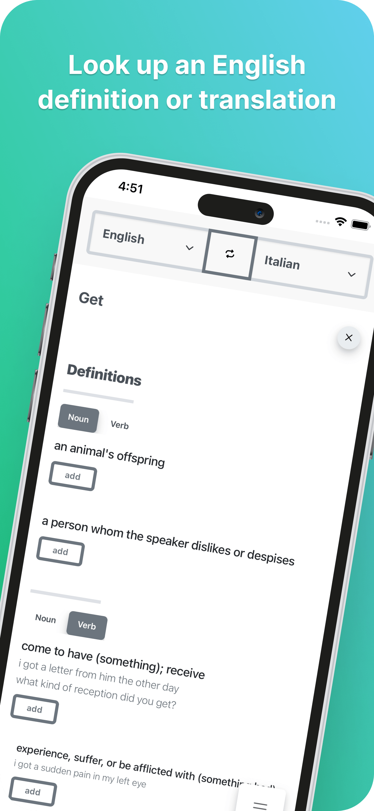 Dicty - L'app di apprendimento delle lingue - Padroneggiare costantemente la tua lingua media 2