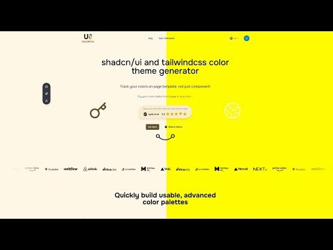 startuptile UI Colorful-Effortless Shadcn and Tailwind color theme generator