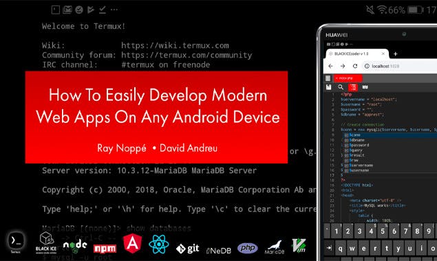 Develop Javascript Web Apps On Android media 1