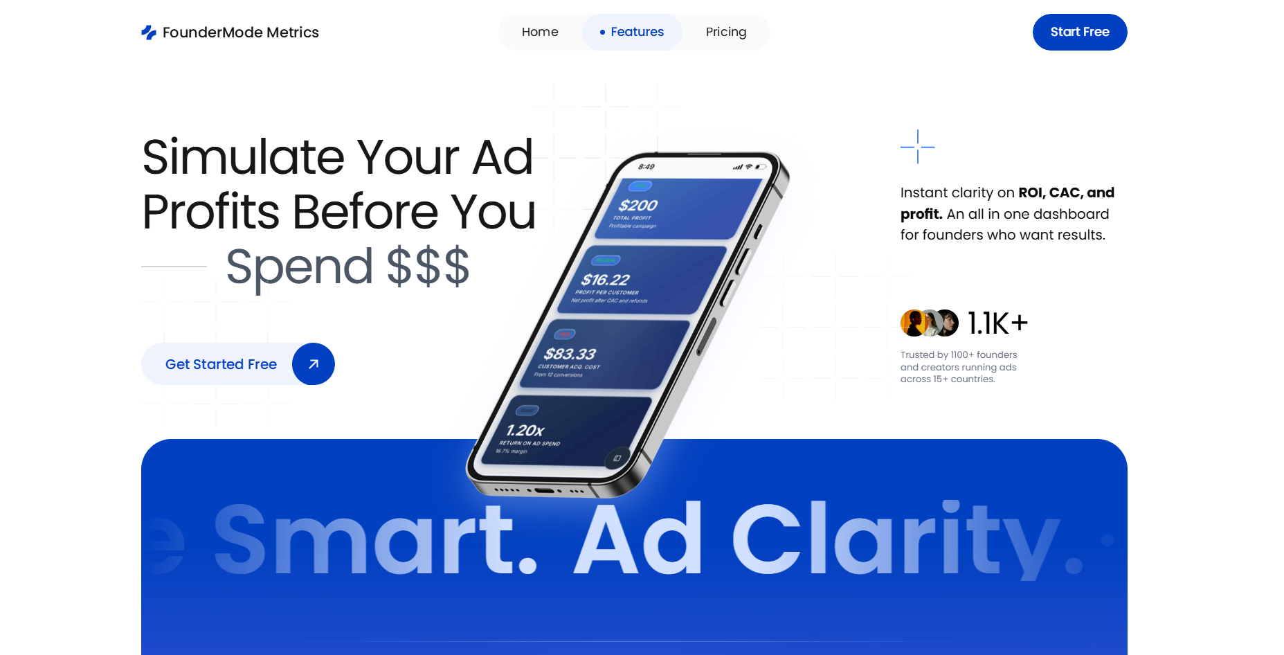 FounderMode Metrics gallery image