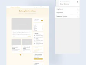 Culinary Constellation WordPress Theme gallery image