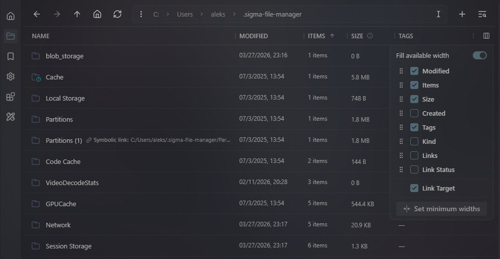 Sigma File Manager gallery image