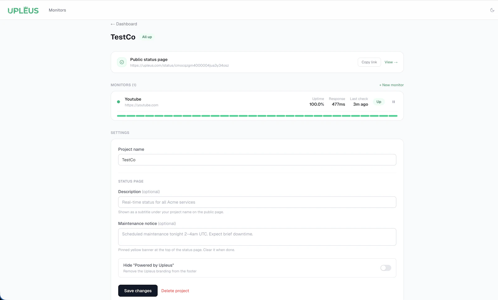 Upleus screenshot 4