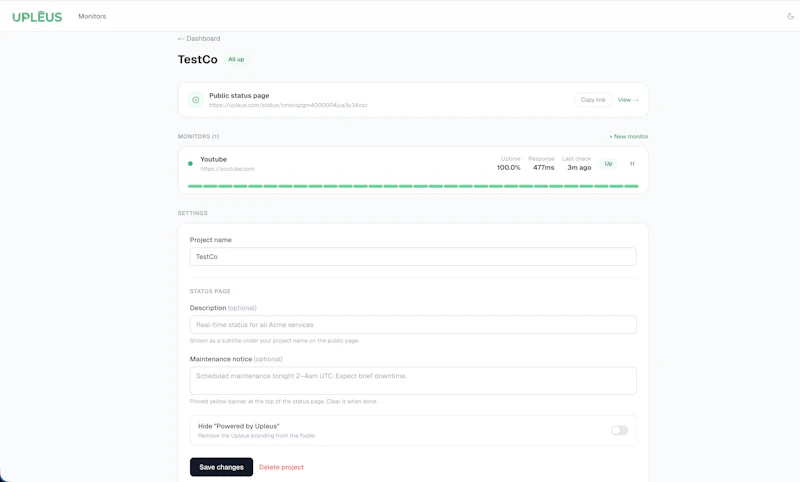 Upleus screenshot 4
