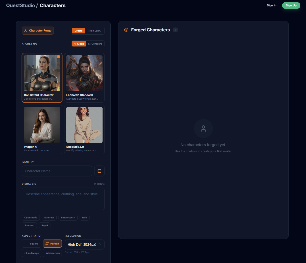 QuestStudio = All-in-one Generative AI gallery image