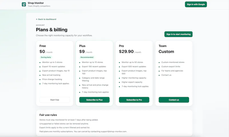 Shop Monitor screenshot 6