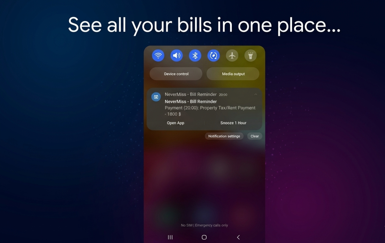 NeverMiss – Simple Bill Reminder gallery image