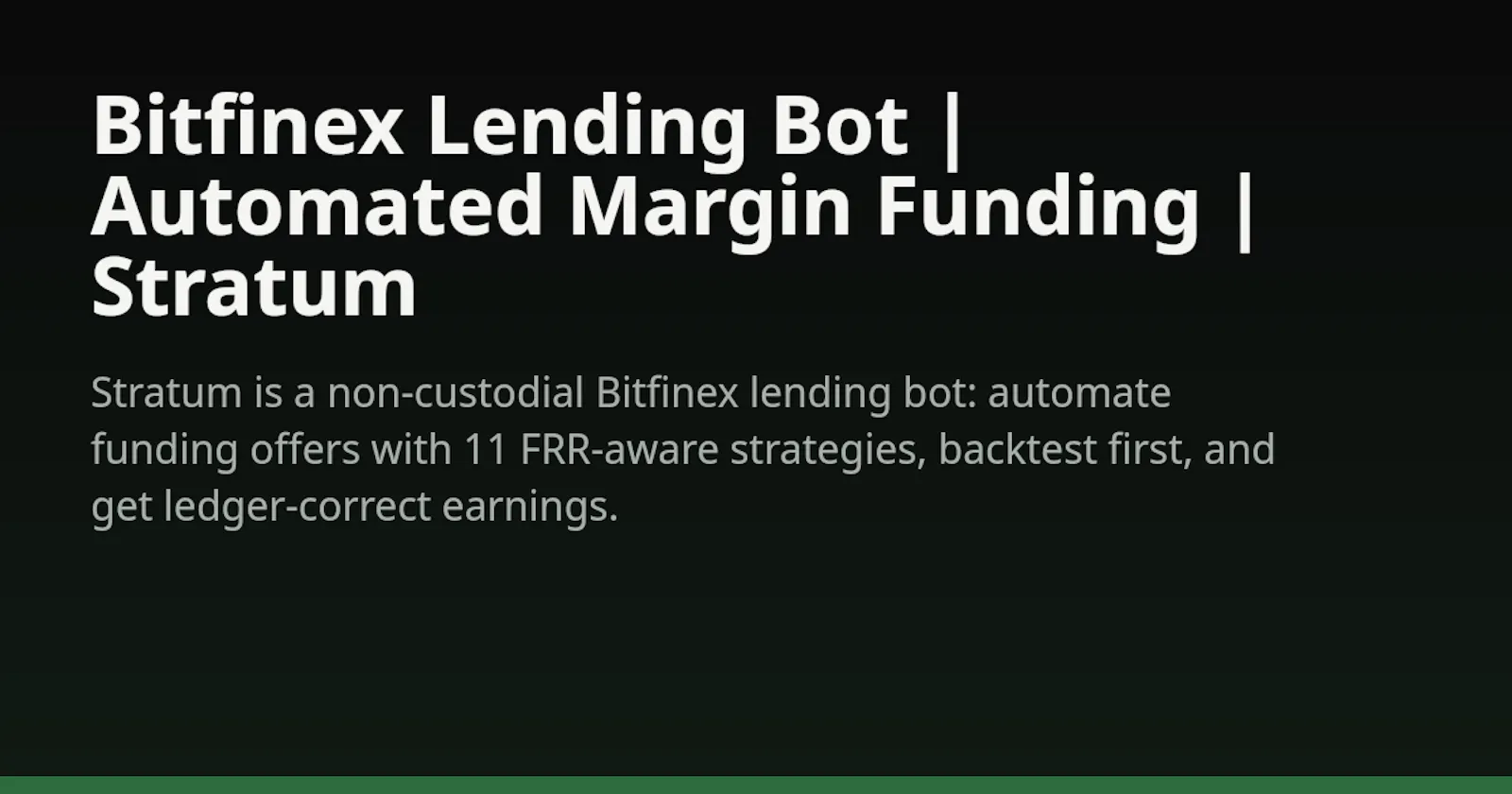 Stratum screenshot 1