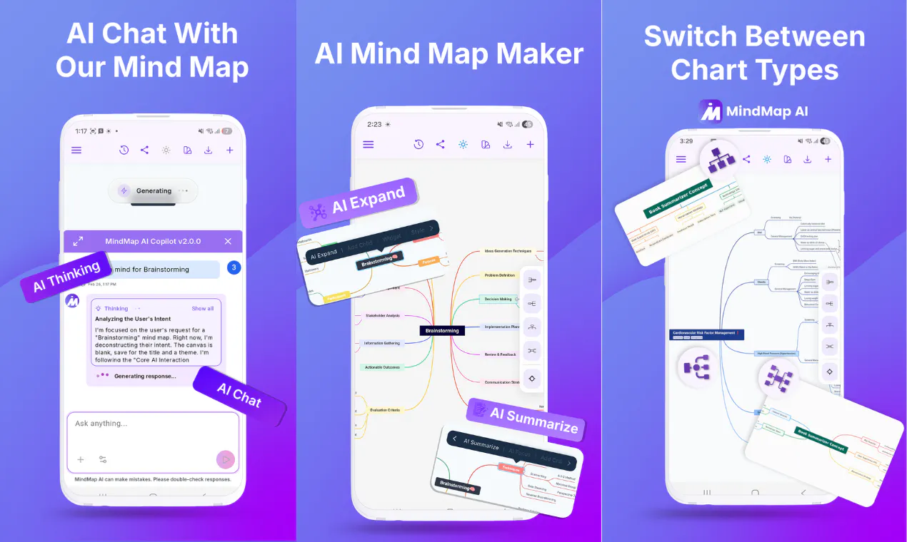 MindMap AI for Android 项目横幅