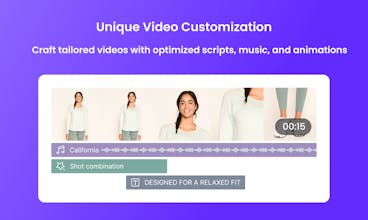 맞춤형 비디오 제작으로 브랜드를 디지털 미래로 이끌고 있습니다.