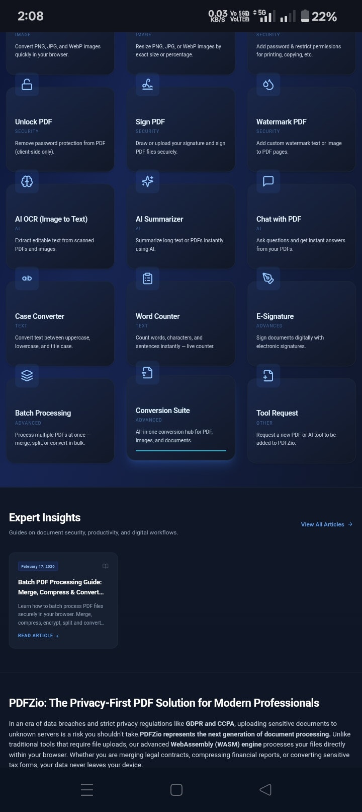 PDFZio - Screenshot 3 showing product features and functionality