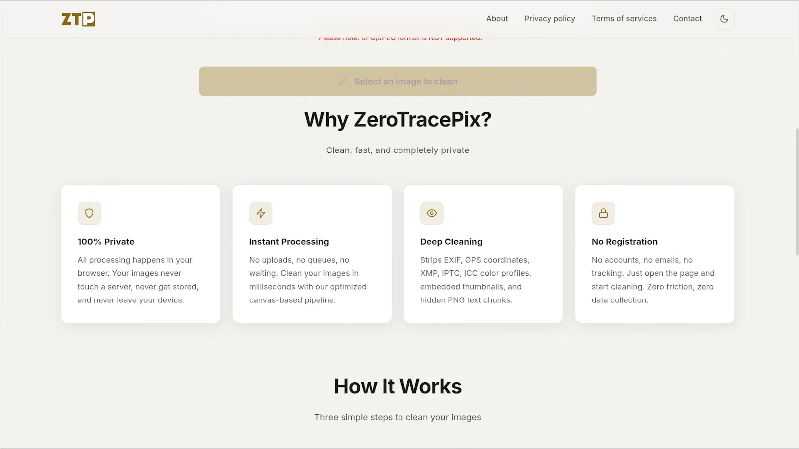 ZeroTracePix  screenshot 3