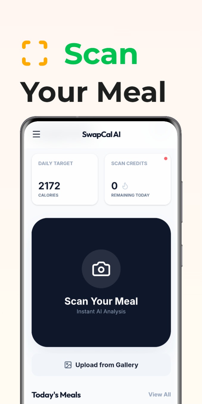 SwapCal AI – Scan And Get Food Swaps gallery image