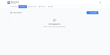 Waves Desk - Bill Generator gallery image