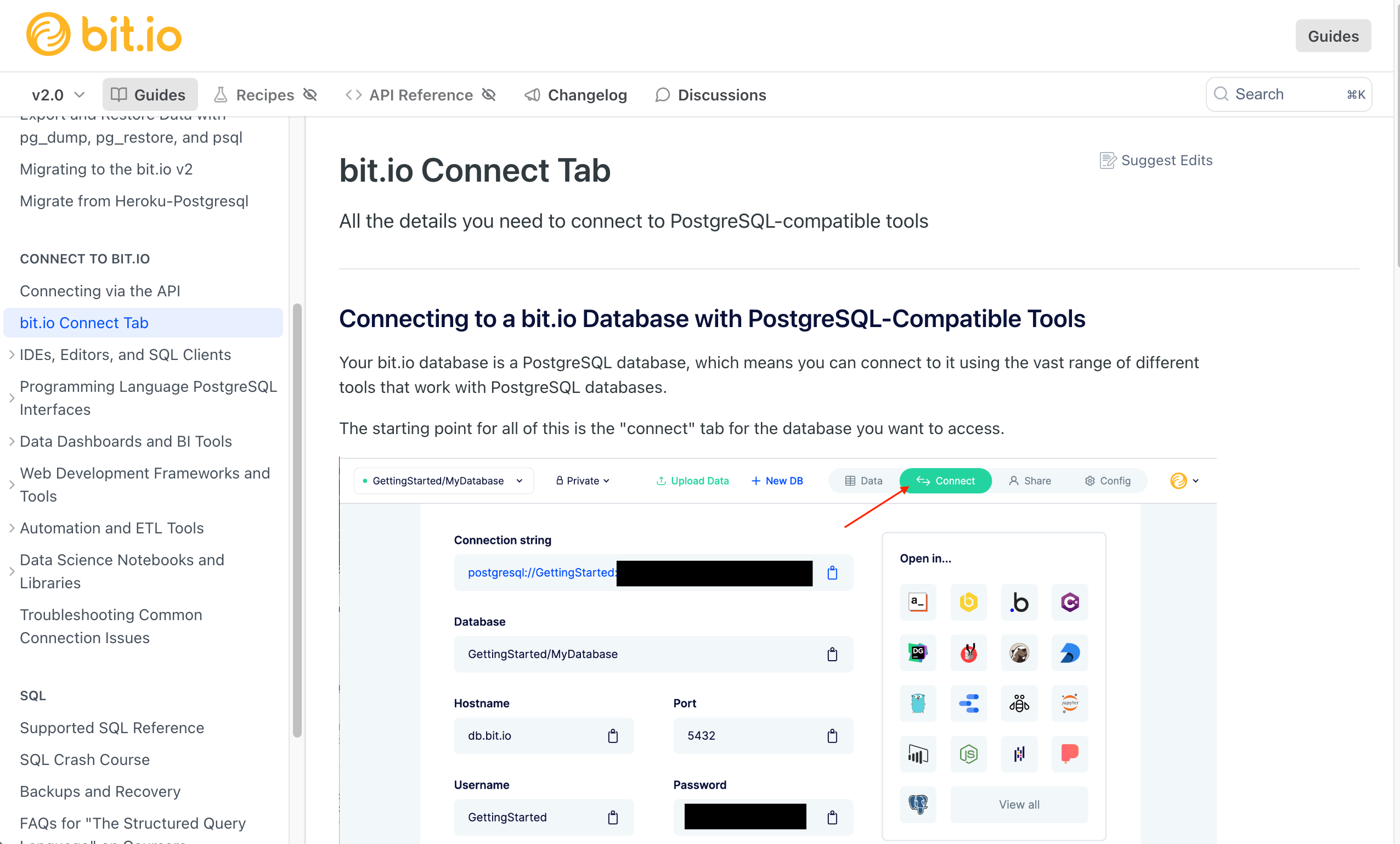 bit.io serverless postgres gallery image