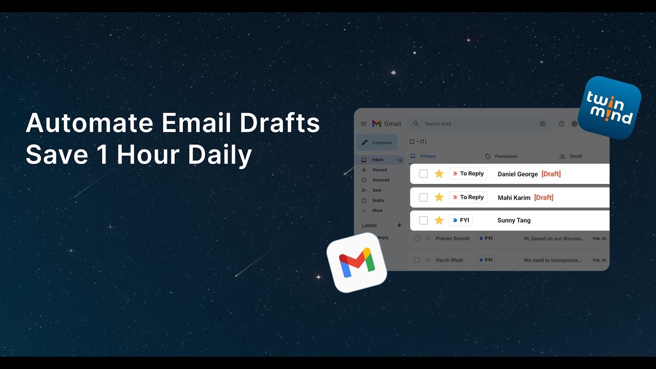 TwinMind Email Assistant gallery image
