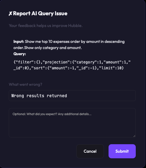 Hubble - Screenshot 4 showing product features and functionality